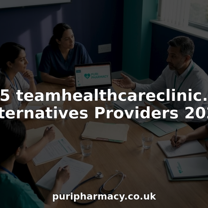Healthcare team meeting in modern office
